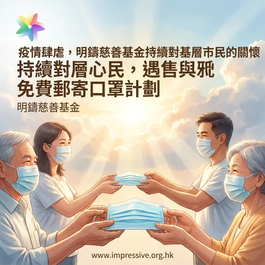 疫情肆虐，明鑄慈善基金持續對基層市民的關懷